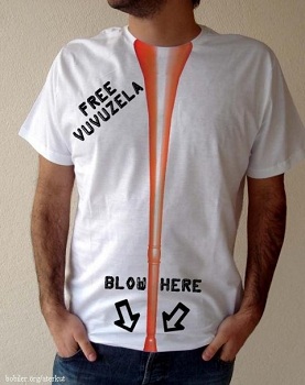 camiseta vuvuzela